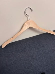 Photo of free Wooden Shirt Hanger w/ Notches (Beacon Hill) #2