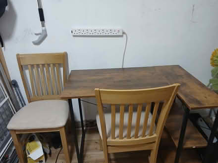 Photo of free 3 dining room chairs Not the table (Hornsey N8) #1