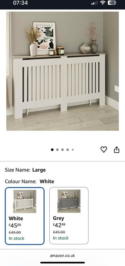 Photo of free 2 brand new radiator covers (W3 Acton) #2