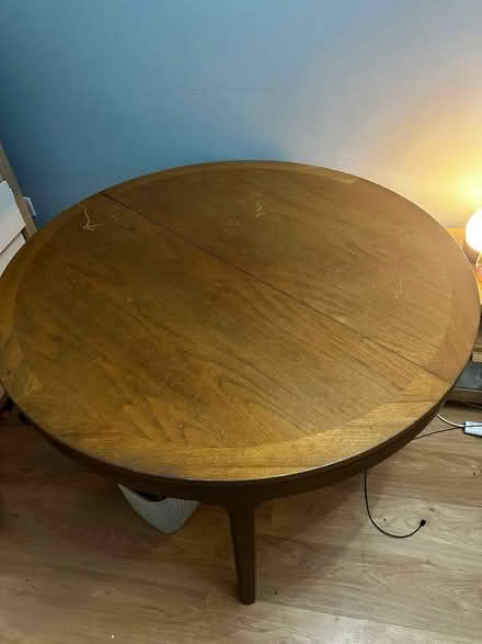 Photo of free Original 1960s hardwood extending dining table (Chiswell Green AL2) #1