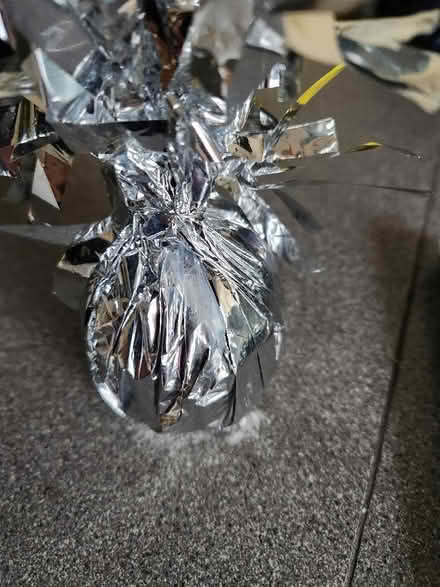 Photo of free 'You'll be missed' banners & a balloon weight (Barnard's Green WR14) #2