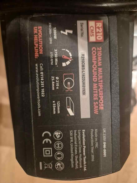 Photo of free 210mm multipurpose mitre saw (Sw155au, Barnes) #2