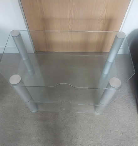 Photo of free glass tv stand (Headcorn TN27) #3