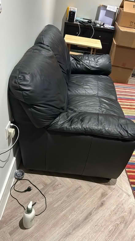 Photo of free 2-seater Leather Sofa (Edmonton N9) #2