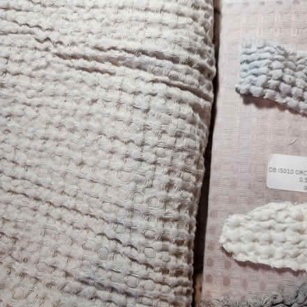 Photo of free Linen Cotton Blend Fabric (Sterling) #3