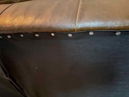 Photo of free Used Argos Home Salisbury Leather 2 Seater Sofa (Addlestone KT15) #4
