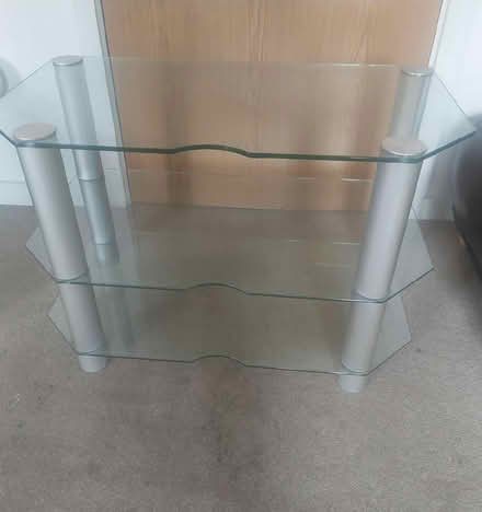 Photo of free glass tv stand (Headcorn TN27) #2