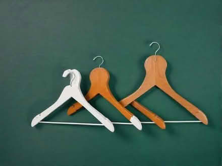 Photo of free good quality wooden coat hangers (Hurdsfield SK10) #1