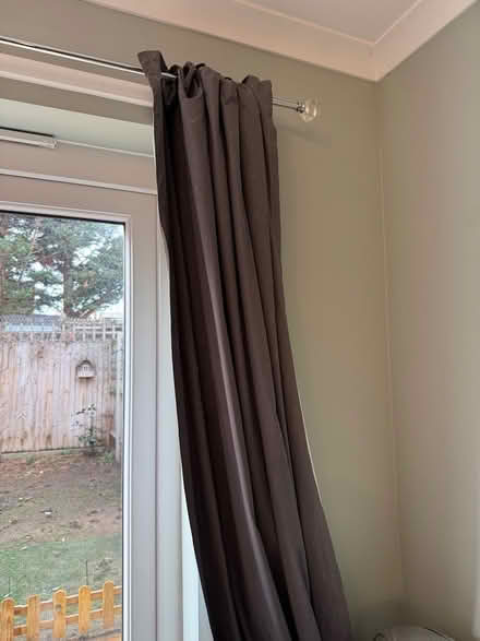 Photo of free Grey curtains (Carshalton) #1
