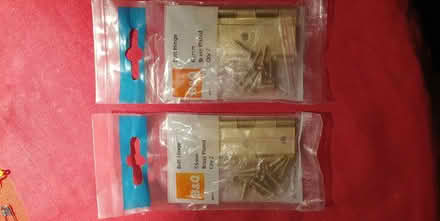 Photo of free 2 pairs of brass hinges (Hartington Road BN2) #1