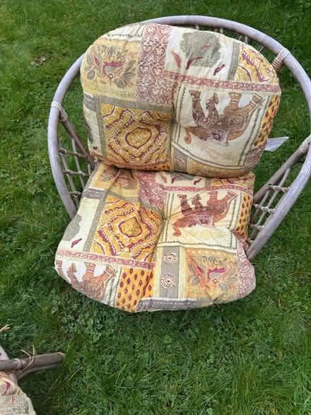 Photo of free wicker garden chairs (Leicester forest east) #3