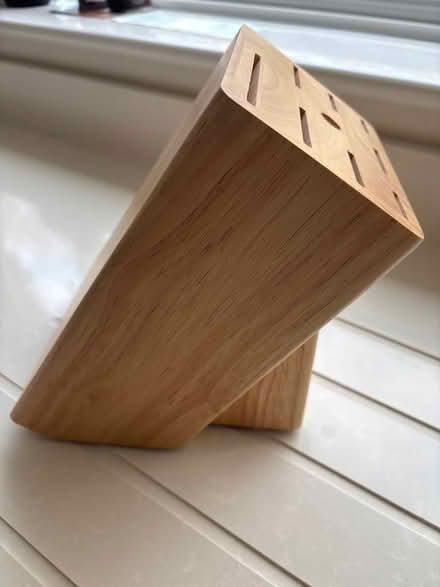 Photo of free Wooden knife block (Broomgrove TN34) #3