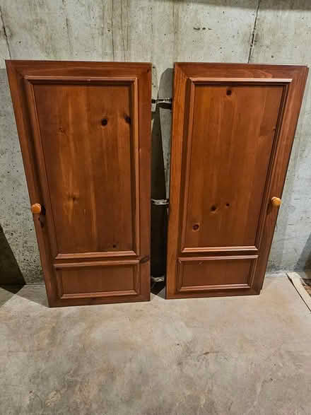 Photo of free Matching armoire cabinet doors (Raritan Township/Ringoes) #1