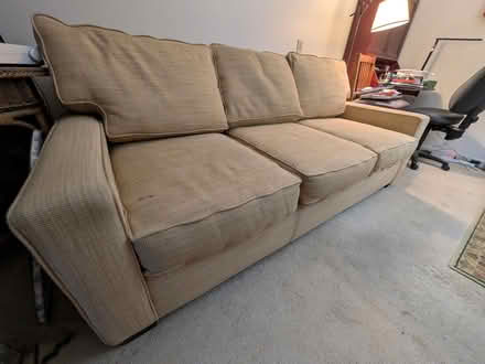 Photo of free Large Custom Couch (oakland) #2