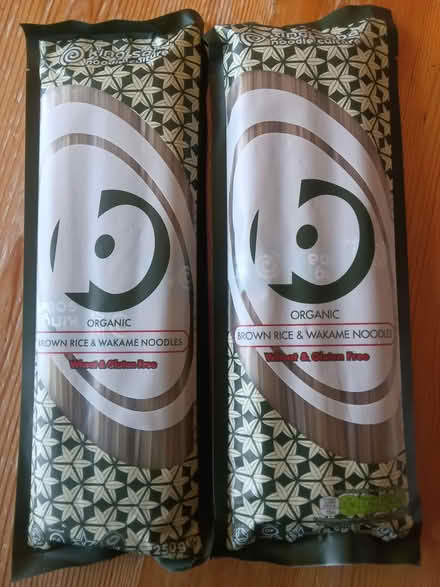 Photo of free brown rice wakame noodles past best before (Westbury Fields BS9) #1