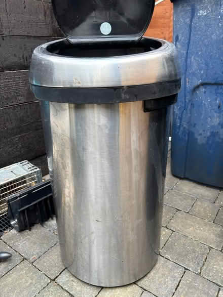 Photo of free S/steel brabantia touch bin (Wycombe Marsh HP11) #1