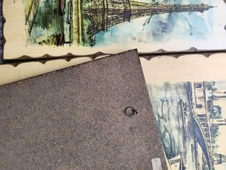 Photo of free 4 watercolour-style Paris scene woodprints (Streatham Park SW16) #2