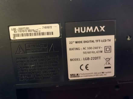 Photo of free TV HUMAX with remote control. 560mm diagonal screen measurem (Bradford on Avon BA15) #3