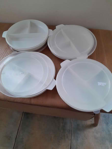 Photo of free Plastic plates with lids (Bilton) #1