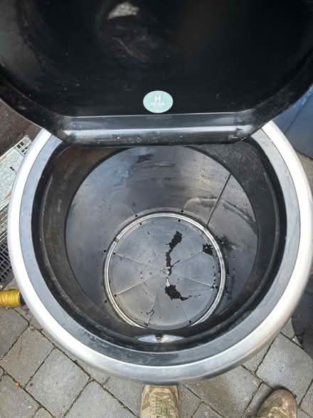 Photo of free S/steel brabantia touch bin (Wycombe Marsh HP11) #2