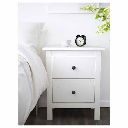 Photo of White ikea bedside drawers (Toddington) #3