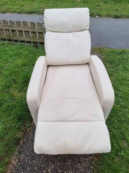 Photo of free Leather effect Recliner (Harborough LE16) #2
