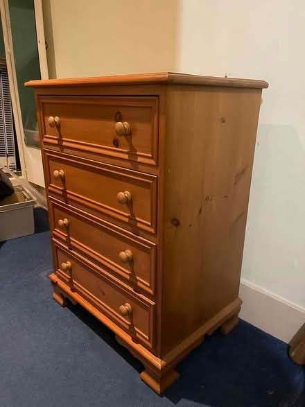 Photo of free 4-drawer wooden chest of drawers (Hanover BN2) #2
