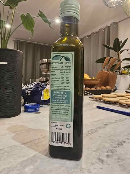 Photo of free Avocado oil (half full) (Oval Quarter SW9) #2