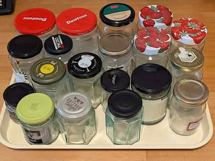 Photo of free Glass jars with lids (Llandrindod LD1) #1