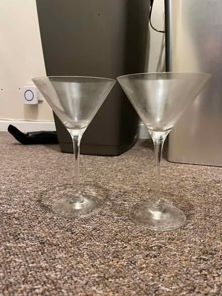 Photo of free 2 cocktail glasses, 2 water glasses (Camberwell SE5) #1