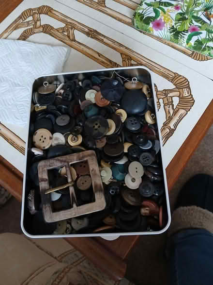 Photo of free Tin of mixed buttons (Great Baddow) #1