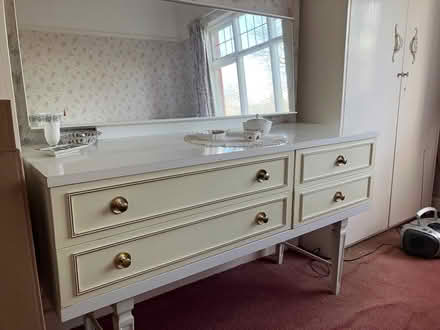 Photo of free Dressing table with mirror attached. (Doffcocker BL1) #1
