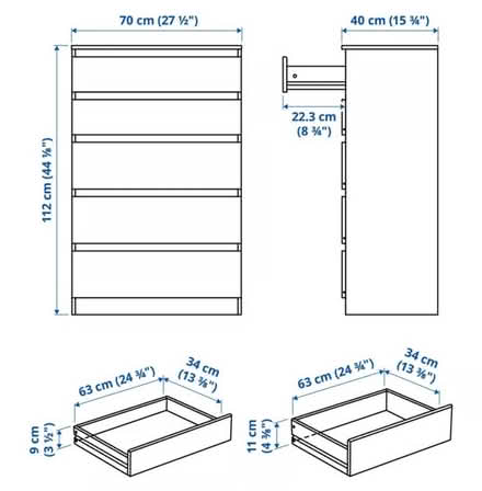 Photo of free KULLEN Chest of 5 drawers (Madison, NJ) #2