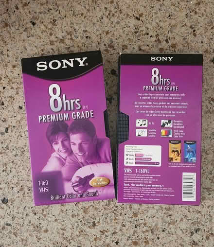 Photo of free Unused VHS tapes, qty 2 (Palm Park, Redwood City) #2