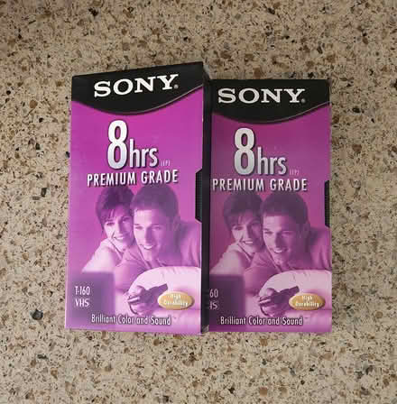 Photo of free Unused VHS tapes, qty 2 (Palm Park, Redwood City) #1