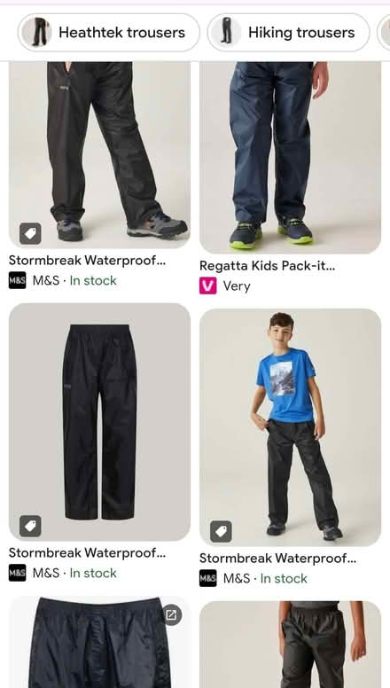 Photo of Waterproof over-trousers aged 14yrs (Pittville GL50) #1