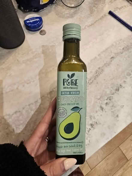 Photo of free Avocado oil (half full) (Oval Quarter SW9) #1