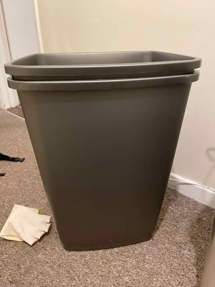 Photo of free 2 plastic bins 45l no lid (Camberwell SE5) #1