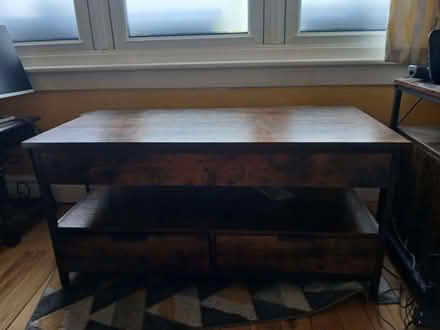 Photo of free Attractive wooden Low table, that opens up for discreet stor (Hornsey N8) #2