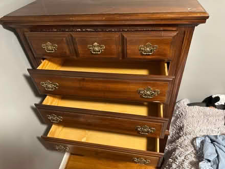 Photo of free Wood dresser/ shelves (North Bethesda) #3