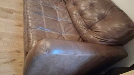 Photo of free Leather Sofa - RG7 (Aldermaston Warf RG7) #4