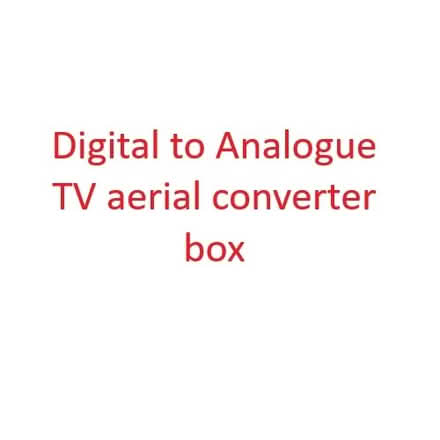 Photo of Digital to Analogue aerial converte (DE72 3BT) #1