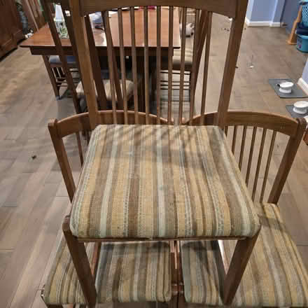 Photo of free 3 chairs (old but solid) (21704) (Near Spring Ridge and 144) #2