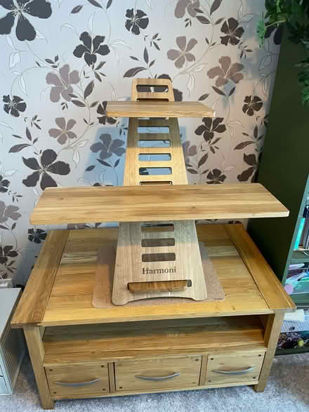 Photo of free 'As new' portable standing desk (Wideopen) #1