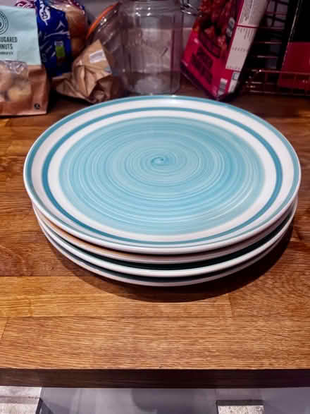 Photo of free Four Colourful Dinner Plates (Langney BN23) #2