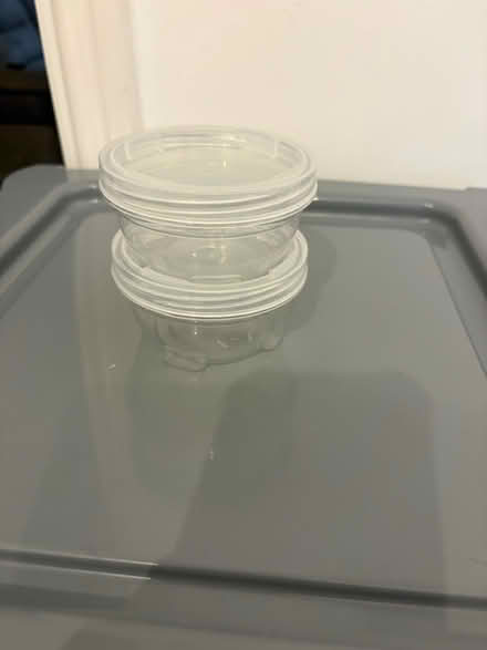 Photo of free 2 small storage pots (Axminster) #1