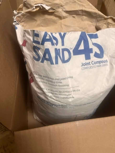 Photo of free Bag of joint compound – nearly full (Tenleytown, DC) #1