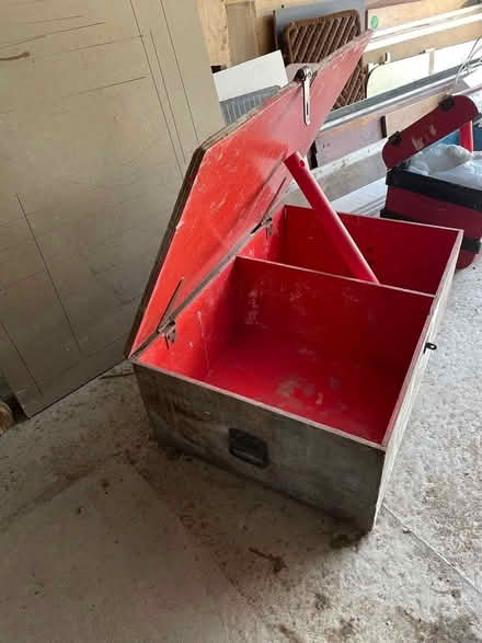 Photo of free Heavy wooden trunk (Sedbergh LA10) #1