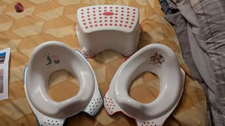 Photo of free Toilet seat X2 for toddler and matching step (Knighton LE2) #1