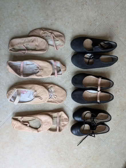 Photo of free Girl's dance, ballet and tap shoes (Yatton Keynell SN14) #1